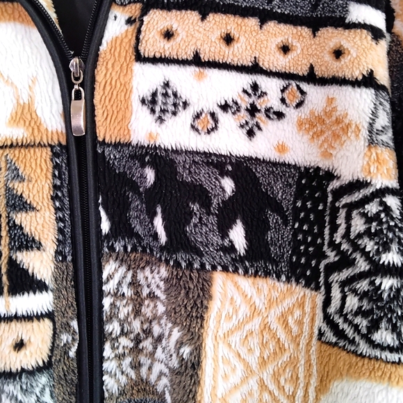 Festive fleece jacket Sz Sz 12 - Picture 7 of 15